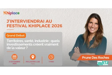 ⭐️ Festival Khiplace : Prune des Roches (Andera Partners), investir dans les territoires pour transformer l’économie réelle