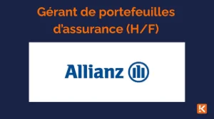 Allianz France recherche un gérant de portefeuilles d’assurance (H/F)